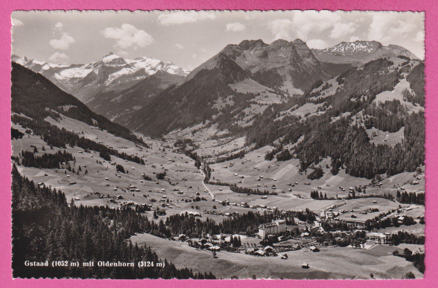 Cartes postales: Gstaad mit Oldenhorn – D'occasion à Einsiedeln par dillie