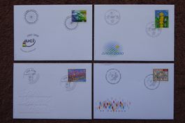(F346) FDC 2000: Zst. Nr. 989, 996, 997 + 1005