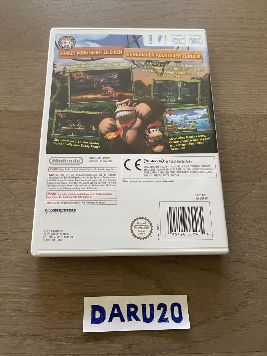 Nintendo Spiele: Donkey Kong Country Returns - Wii – Gebraucht aus Einsiedeln von Daru20 1
