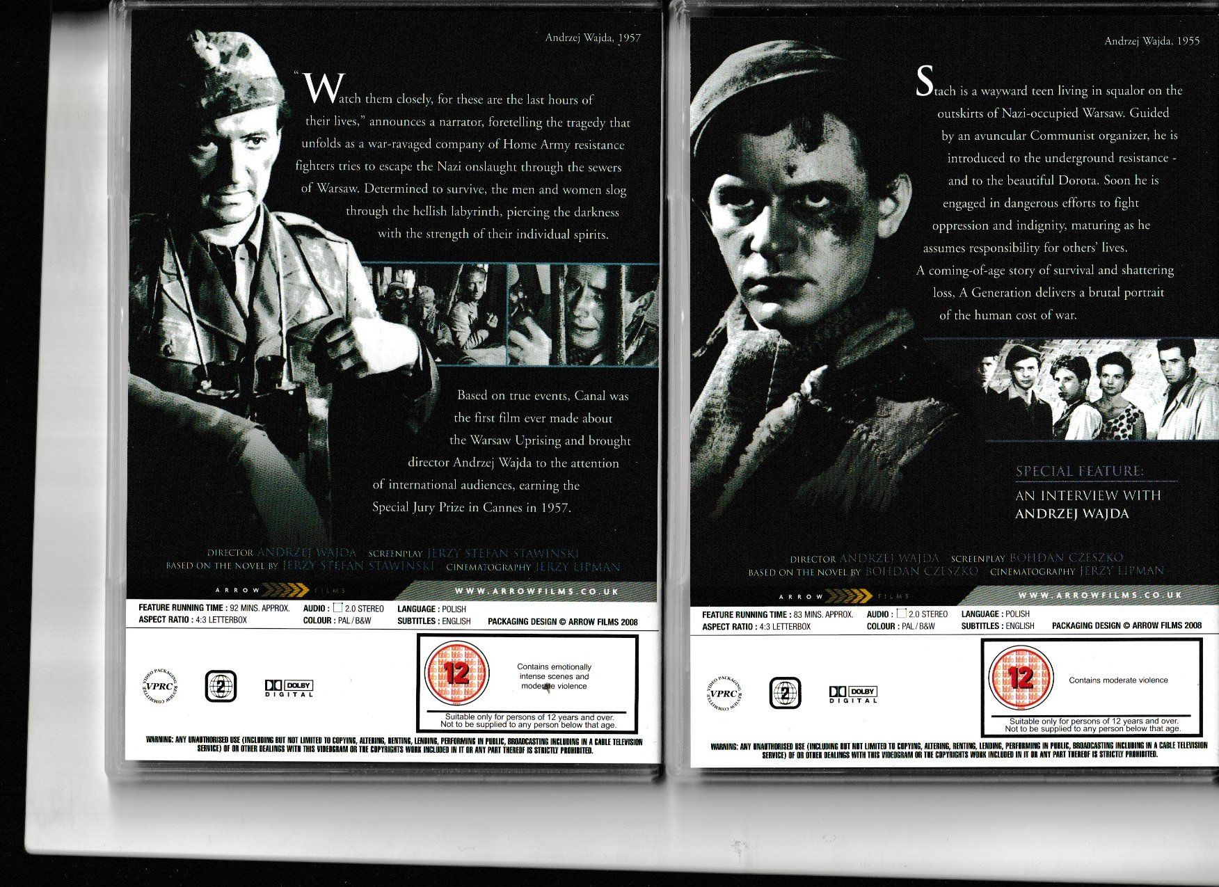 Alle DVDs: Andrzej Wajda - War Trilogy – Neu (gemäss Beschreibung) aus Chur von zowie72 3