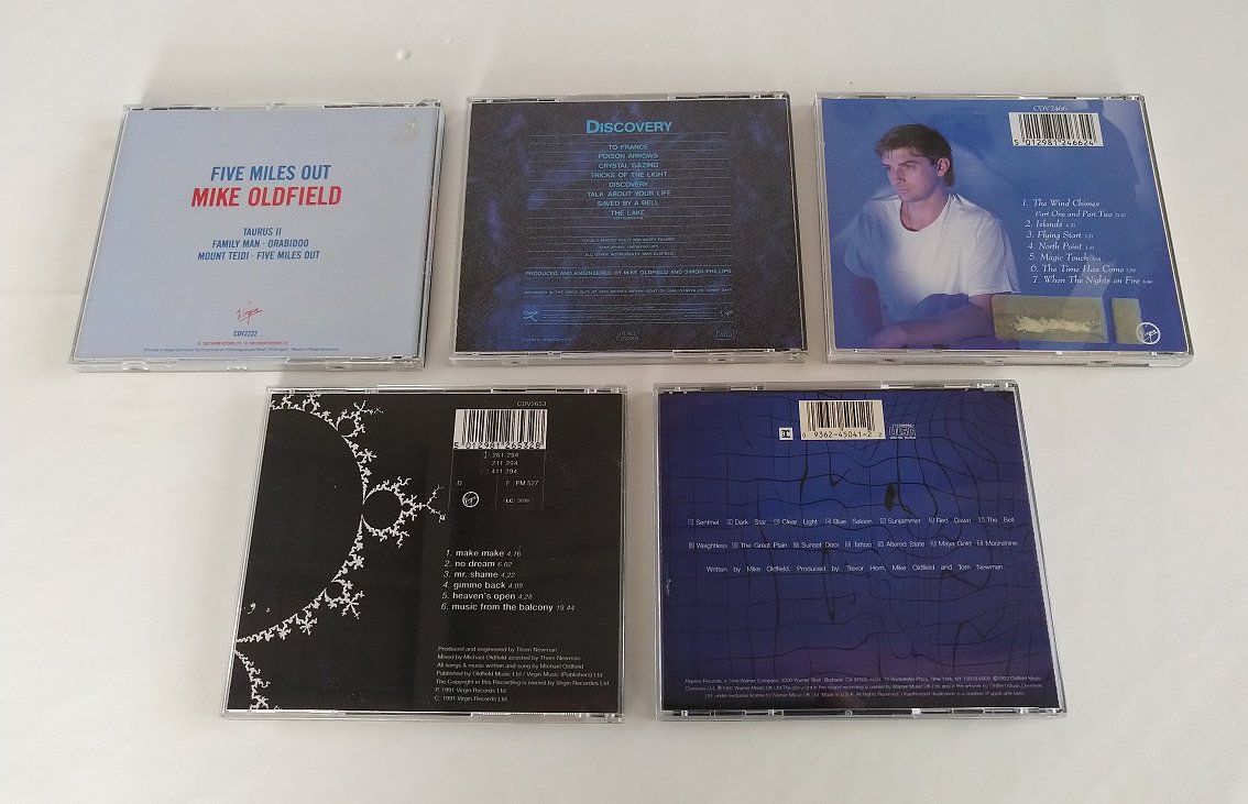 CD: 5 x Mike Oldfield – Usato da Buchs ZH venduto da Bighusky 1