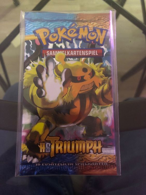 Pokemon Booster HS Triumph DE Sealed (Neu und originalverpackt) in ...
