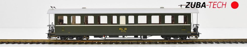Ferro-Suisse H0m: Bahnwärterhaus RhB, Holz-Bausatz (Neu (gemäss