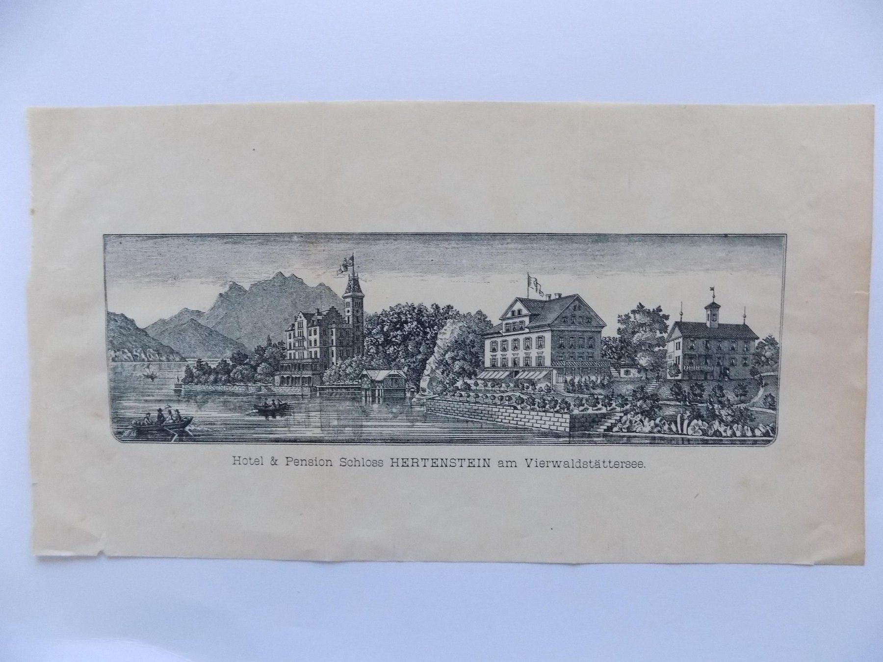 Stiche: Hertenstein am Vierwaldstättersee – Gebraucht aus Risch von Antikfee