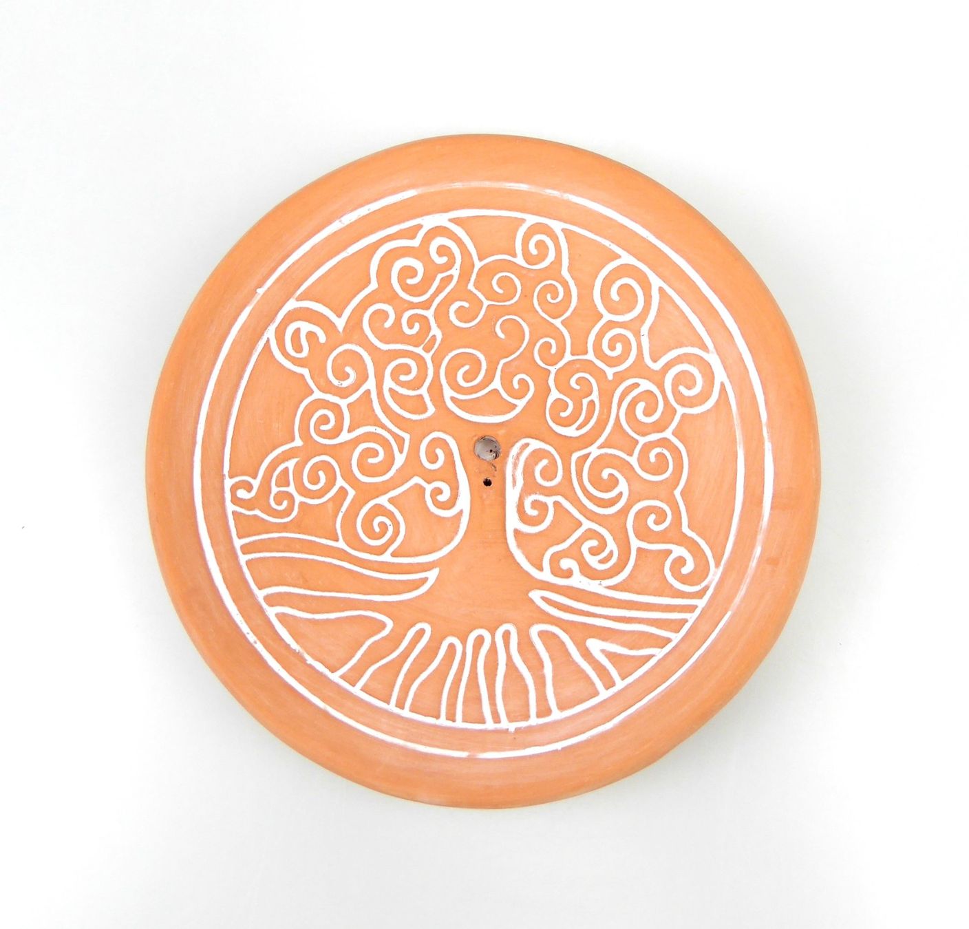 Candele: Räucherstäbchenhalter - Yggdrasil/Lebensbaum nature – Nuovo e nell'imballaggio originale da Mauren venduto da Yeelen 2