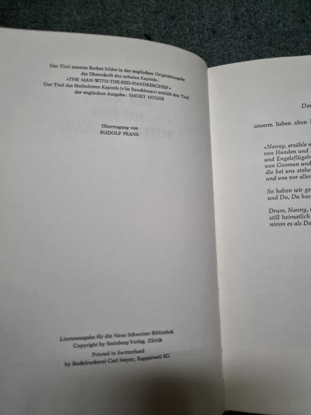 Libri: Buch, Der Mann mit dem roten Halstuch – Usato da Regensdorf venduto da Mischa88 1