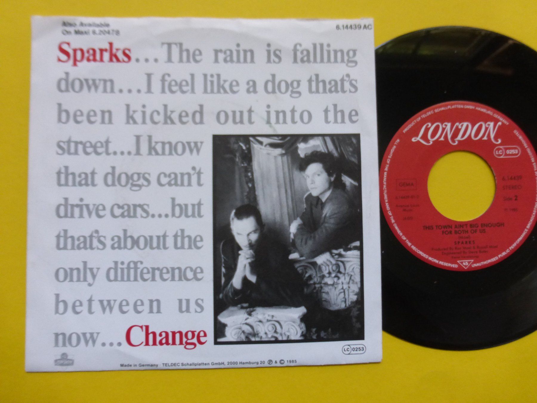 Dischi in vinile: Sparks – Change – Usato da Zürich venduto da Swiss57