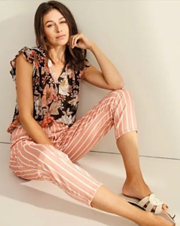 Summum Mom-Jeans, gestreift, Gr. 38 (36/38)