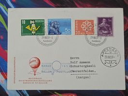 CL28 Enveloppe + Timbre Suisse 1959