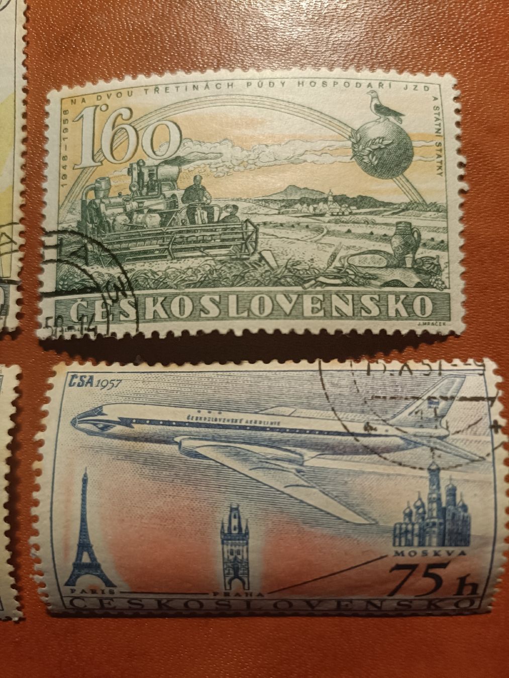 Tutti i francobolli: Alte Briefmarken, Tschechoslowakei, 4er Set, – Usato da Sargans venduto da Polifemo58 2