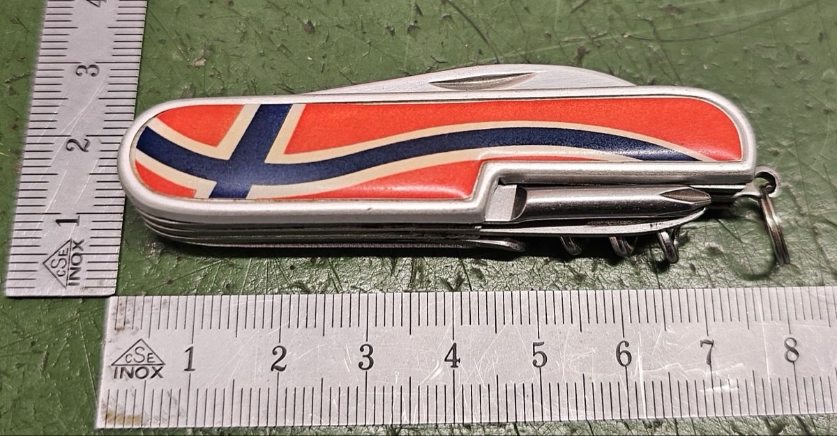 Coltelli tascabile: Sackmesser mit Norwegen Flagge – Usato da Burgdorf venduto da gbergler33 3