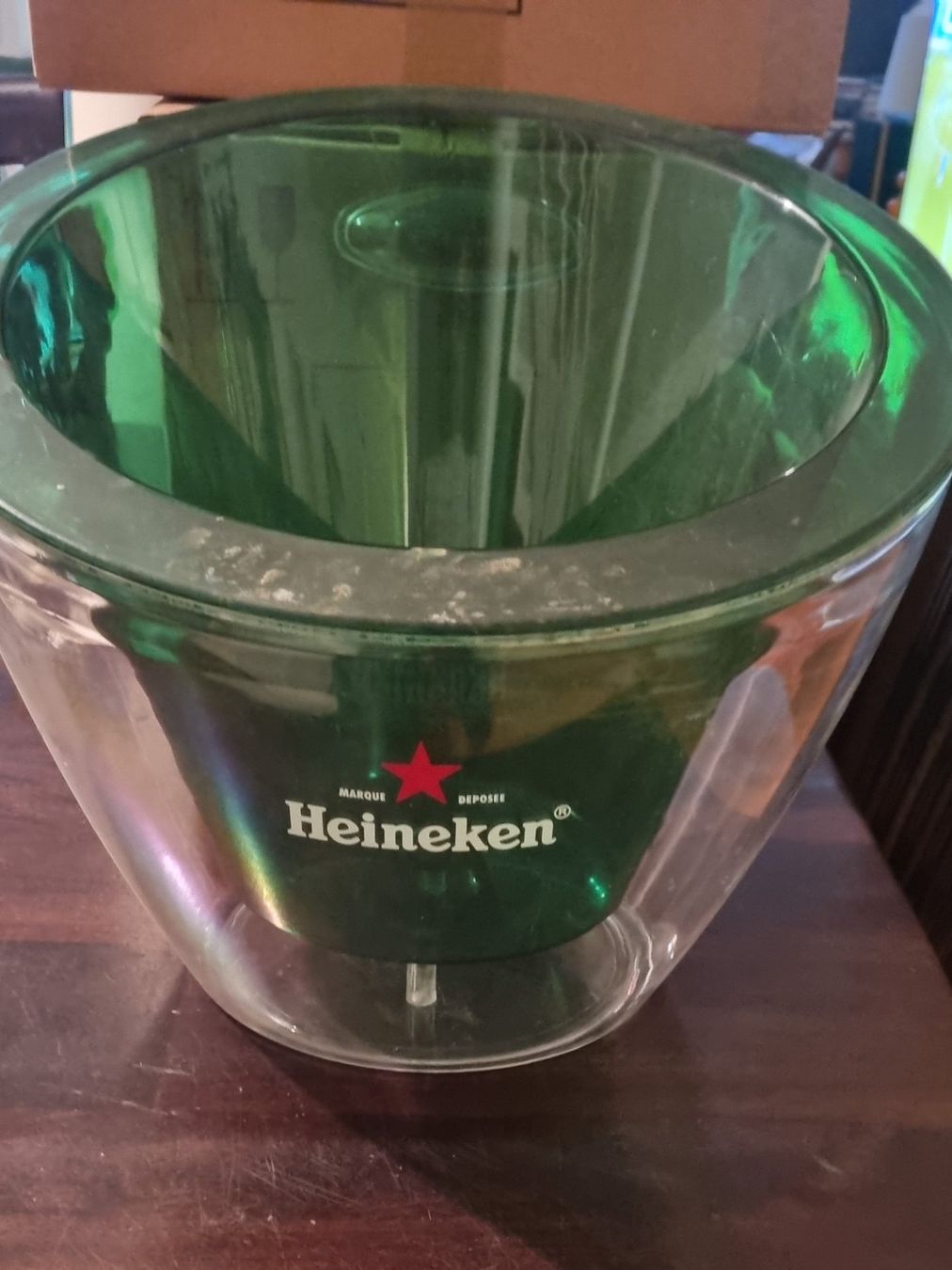 Altro: Champagnerkühler Heineken Bier Kühler Eisbox Eiswürfelbox – Usato da Basel venduto da Jcva 1