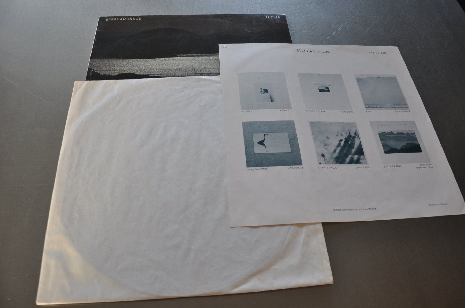 Schallplatten: ECM 1318 - STEPHAN MICUS LP OCEAN – Gebraucht aus Sion von jaipur1401 2