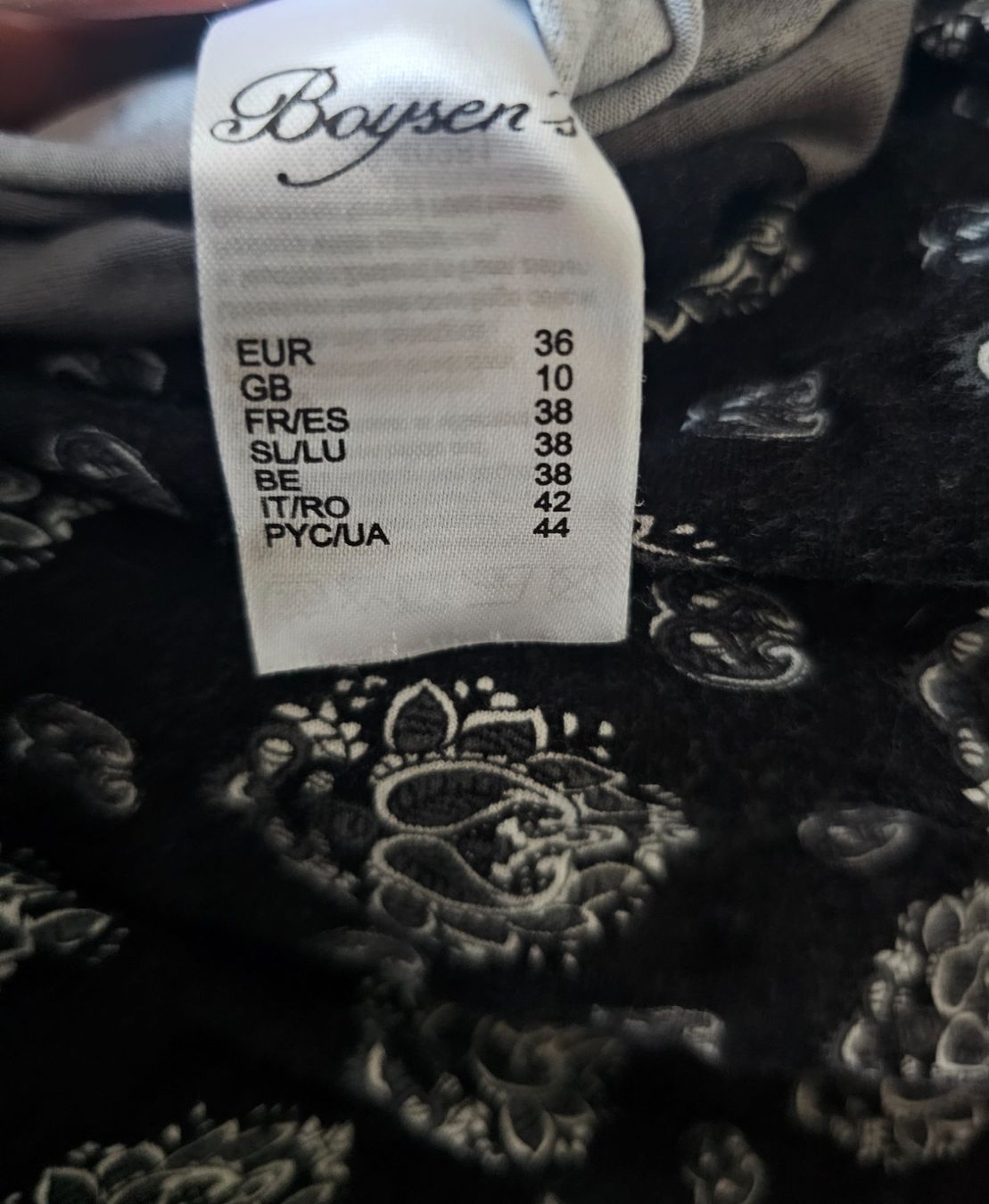 Vestiti: Kleid Maxi mit Print Gr. 36 Hippie Boho Boysen's – Usato da Füllinsdorf venduto da Sunnebliemli7 4