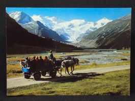 Rosegtal Pontresina m Roseggletscher u Sellagruppe, Engadin