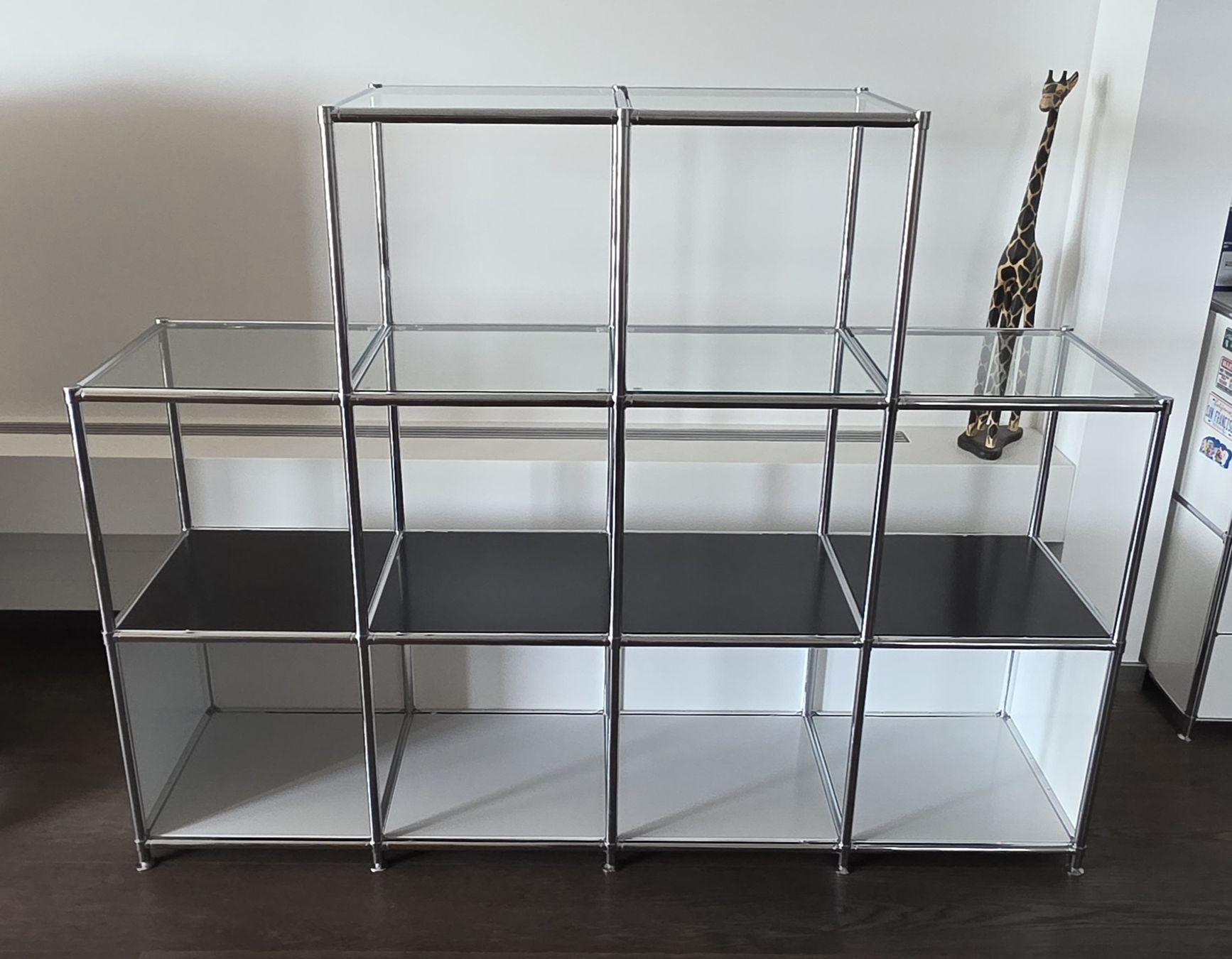 System4 Scaffali: Original System4 Regal Glas/schwaz/weiss – Usato da Uerikon venduto da Indefinitely 3