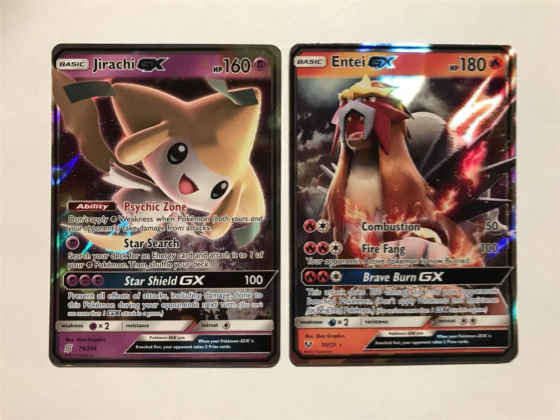 Pokémon Carte collezionabili: GX Set: Entei & Jirachi – Nuovo (secondo la descrizione) da Hagendorn venduto da Pokecollectorch 1
