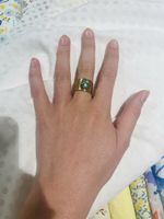Ring Goldfarben mit Stein neu
