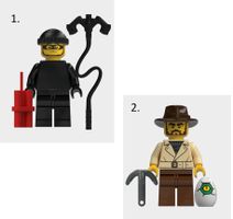 Lego Dieb, Dinosaurier Forscher Minifigur nach Wahl