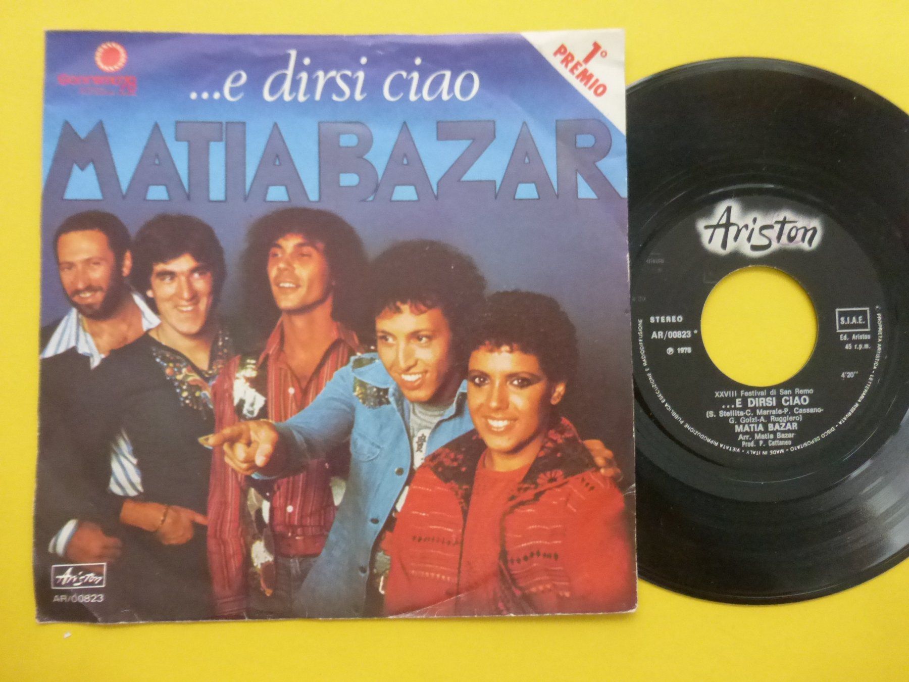 Dischi in vinile: Matia Bazar – ...E Dirsi Ciao – Usato da Zürich venduto da Swiss57