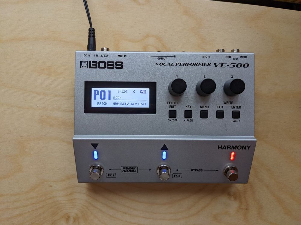Boss VE500 Vocal Performer / Vocal Processor / Foot Pedal Kaufen auf
