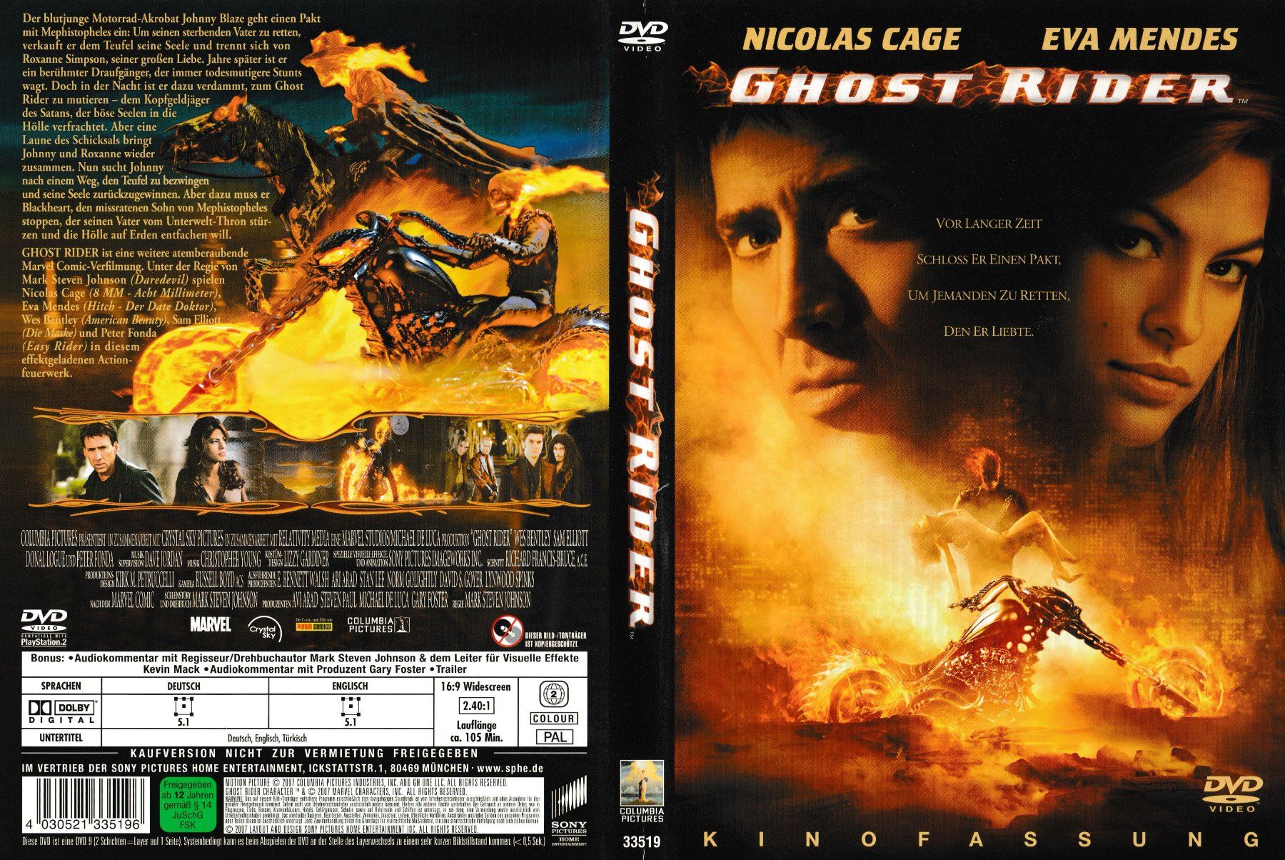 Tutti i DVDs: DVD - Ghost Rider – Usato da Langnau am Albis venduto da MediaRescuerKeLoX