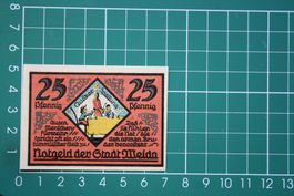 currency voucher germany weida 25 pfennig 1921