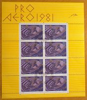 Timbres suisses 1981 Pro Aero