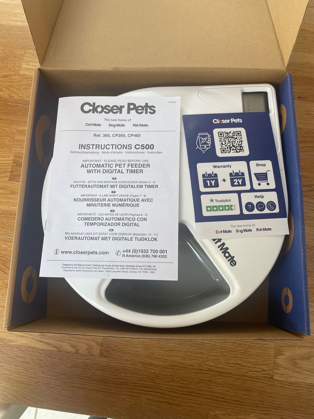 Mangimi: Futterautomaten (Closer Pet) digitalem Timer für fünf Fütter – Usato da Lupfig venduto da T765RS 2