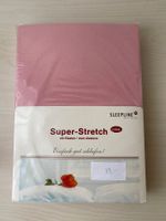Fixleintuch, Edelstrech 80-100x190-220 cm, altrosa neu