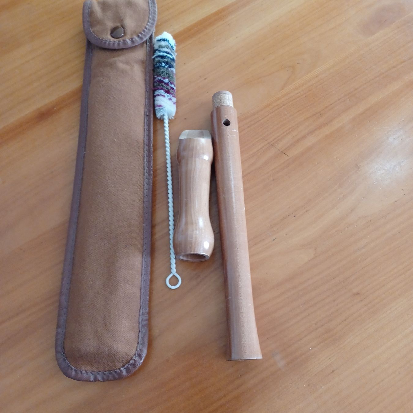 Strumenti musicali: Blockflöte mit Flötenputzer und Etui – Usato da Waldkirch venduto da Fantasia-101 1