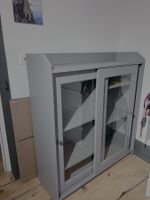 HAUGA IKEA Vitrine Dunkelgrau