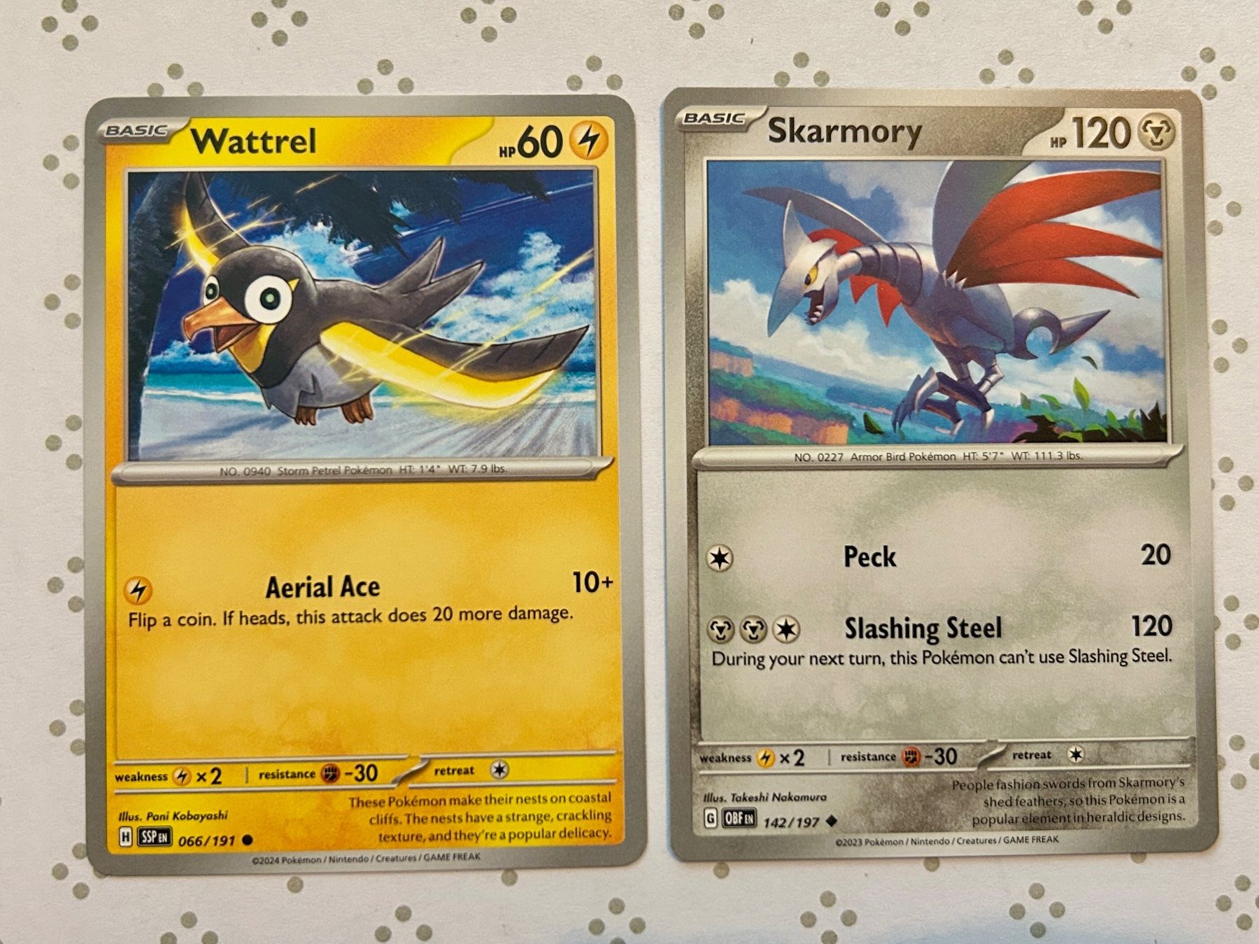 Pokémon Sammelbilder & Trading cards: Flug-Pokémon-Bundle | 9 Karten inkl. Holo – Neu (gemäss Beschreibung) aus Gelterkinden von pikapikachu 2