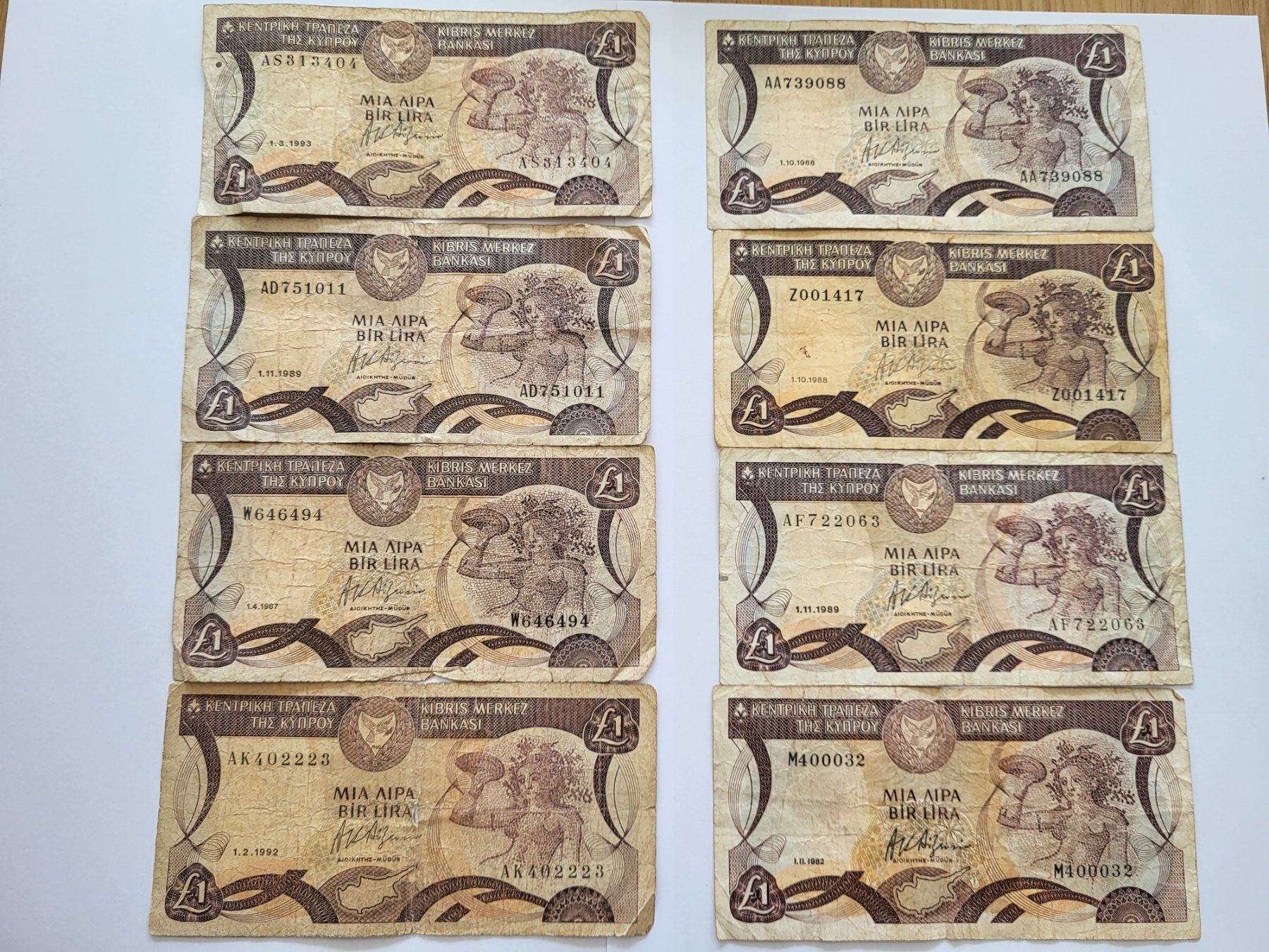 Banconote: Banknoten aus Zypern – Usato da Pravidondaz venduto da LVtik