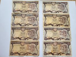 Banknoten aus Zypern