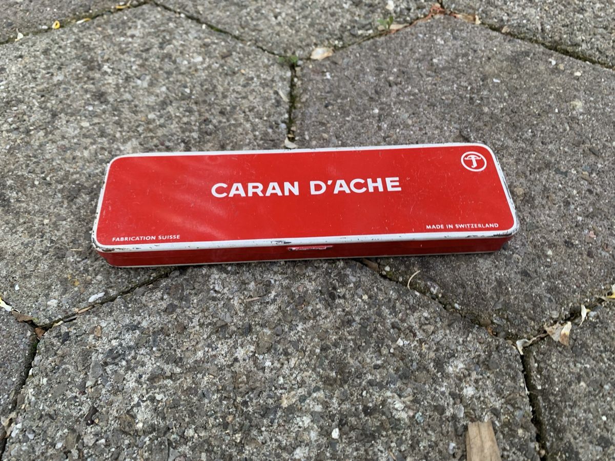 Barattoli: Caran Dache Blechdose alt – Usato da Dotnacht venduto da 007ym