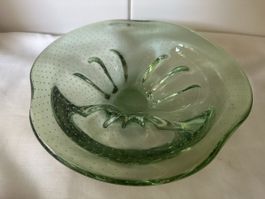 Glassschale mit Luftblasen Grösse ca. 22cm