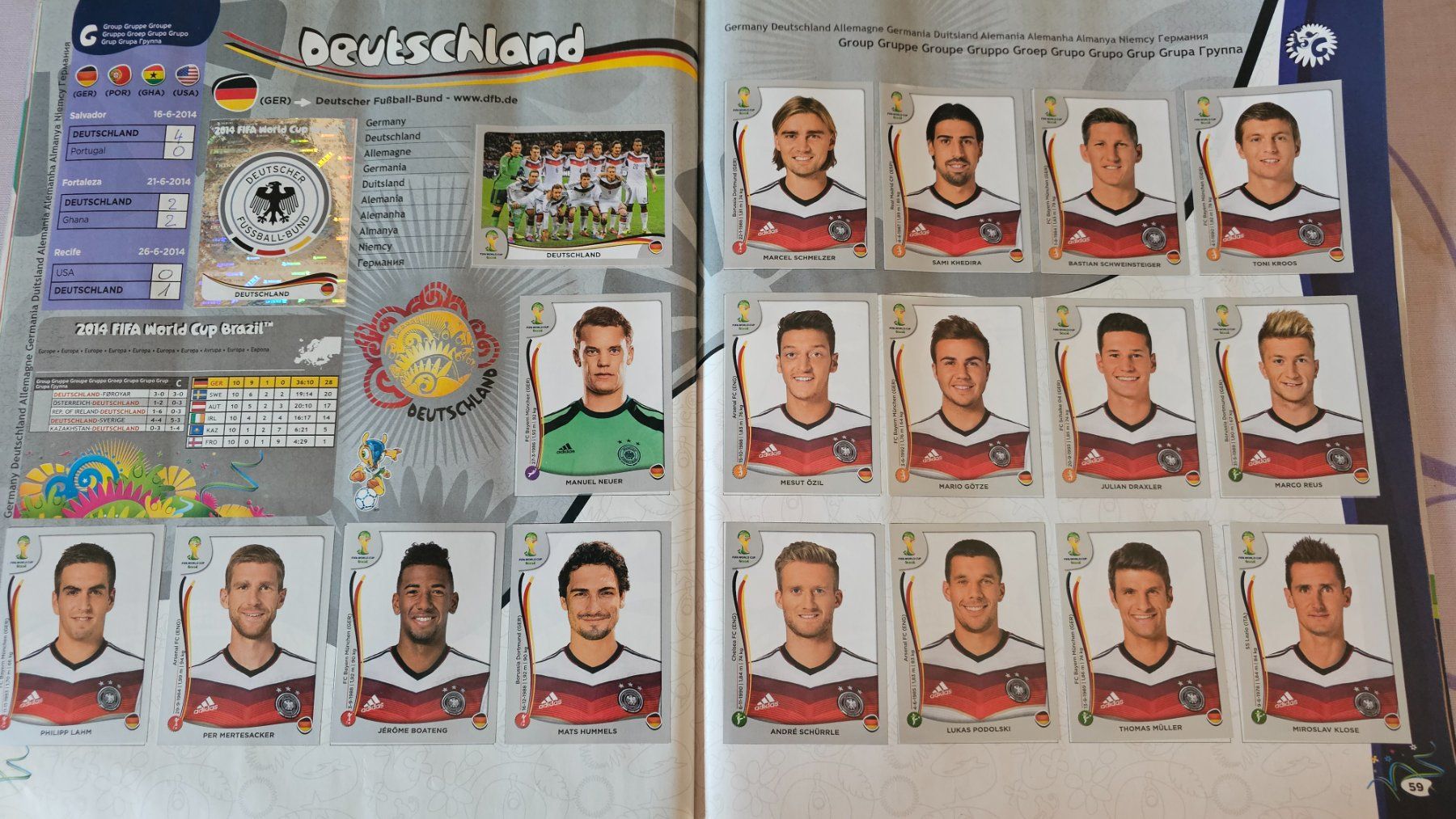Panini Album: Panini WM 2014 Brasil – Usato da Zug venduto da alt_9p2z 2
