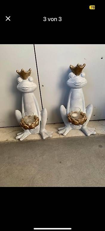 Statuette: Frosch deko aus Beton  – Usato da Oberdiessbach venduto da shan26