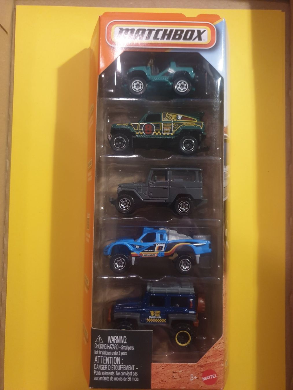 Matchbox Modellini d'auto: Matchbox 5er Set ADVENTURE SEEKERS – Nuovo e nell'imballaggio originale da Oftringen venduto da Rotor