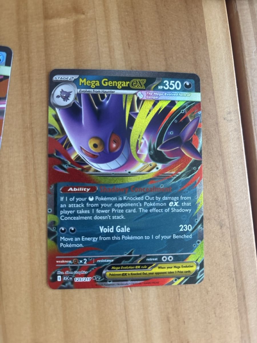 Pokémon Sammelbilder & Trading cards: Mega Gengar Ex, Asc125, near Mint – Gebraucht aus Bern von Pokescherti