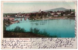 Gruss aus Rheinfelden, gelaufen 1901