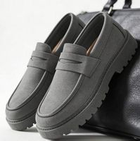 Herren Loafers grau Grösse 45 Neu