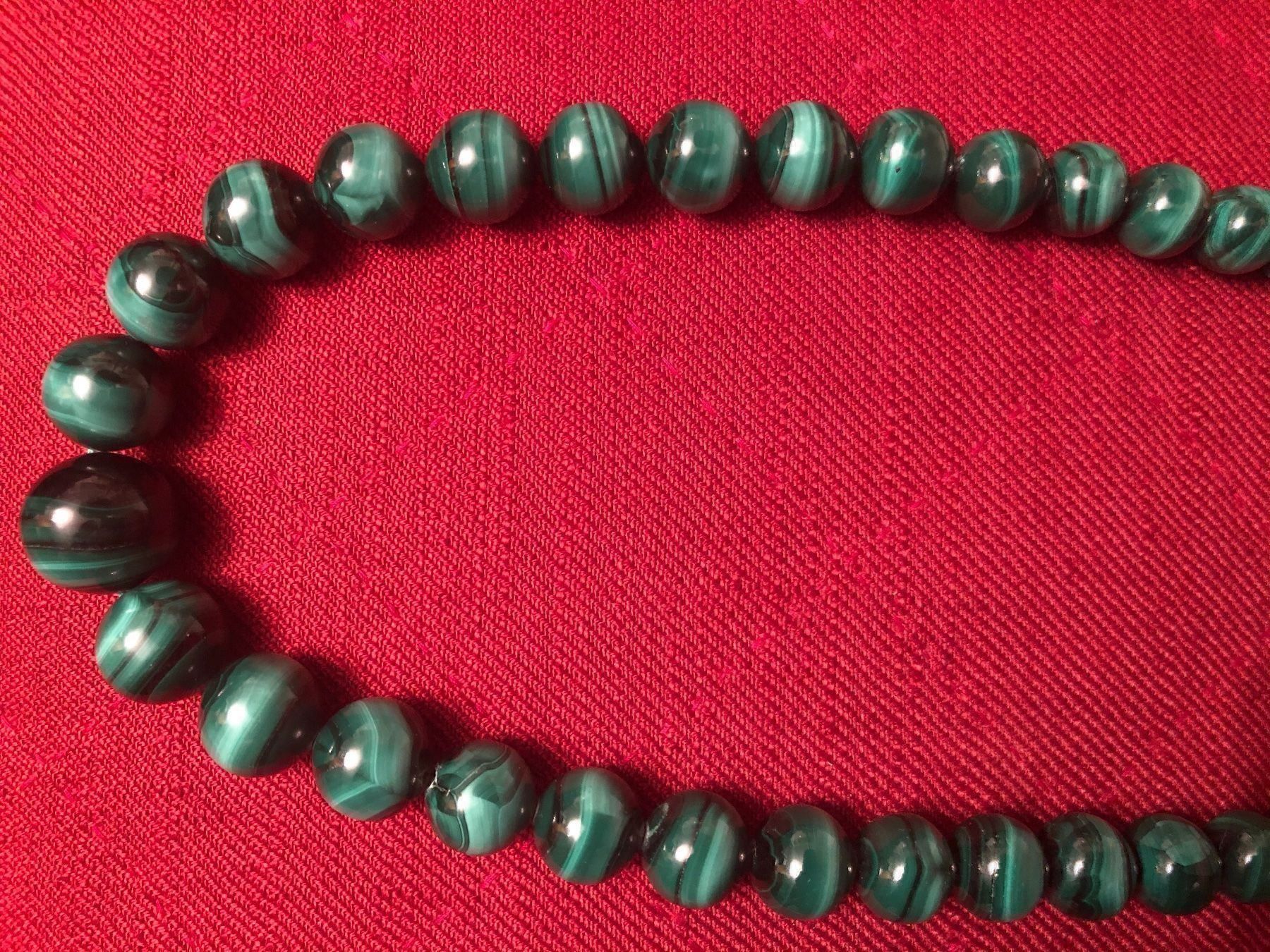 Catenine: MALACHITE-COLLIER. – Nuovo (secondo la descrizione) da Wald ZH venduto da mlnt