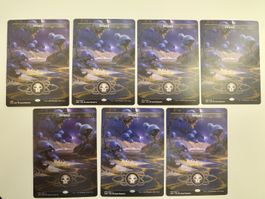 MTG Swamp Unfinity 2 foil 5 non foil
