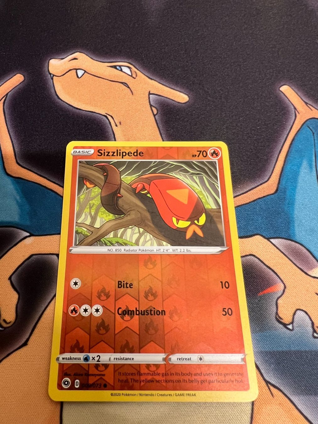 Pokémon Carte collezionabili: Sizzlipede (CPA 9) - Reverse Holo - Champion's Path – Nuovo (secondo la descrizione) da Bülach venduto da Pfrenzel