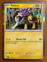 Pokemon Raikou Holo (Versand gratis)