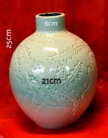 25 cm Keramik vase signiert Gustav Spörri