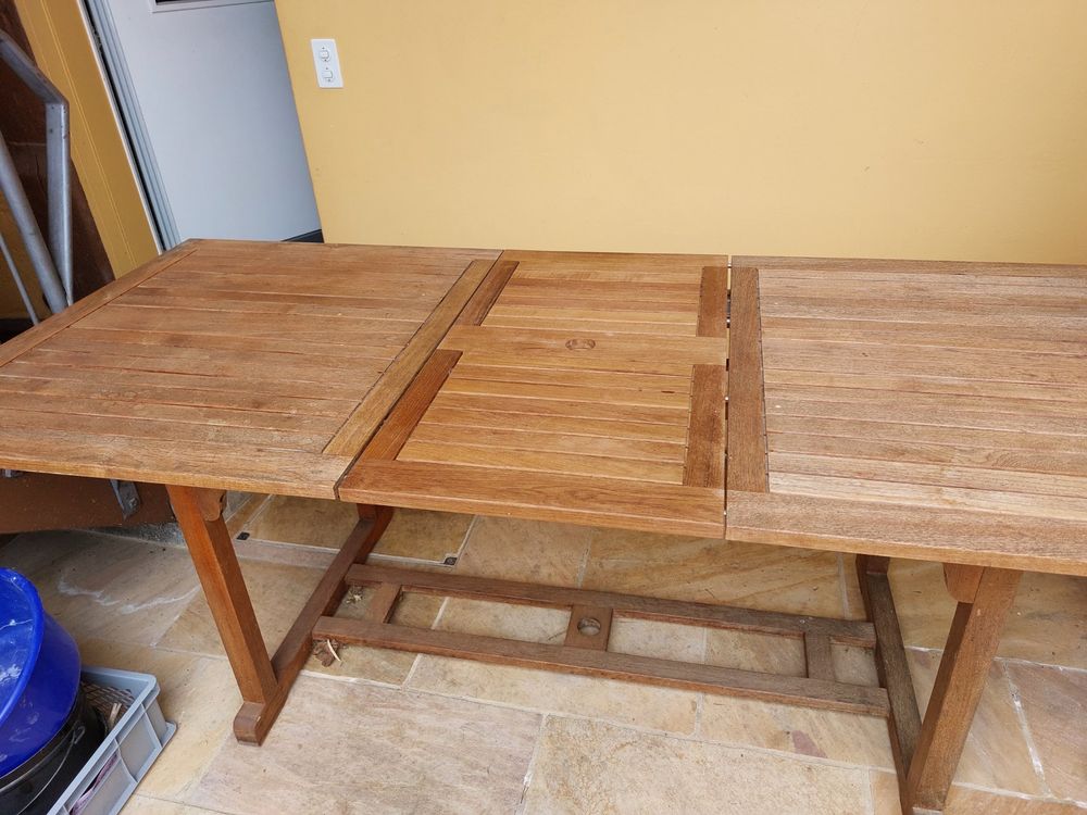 Gartentisch aus Holz ausziehbar Kaufen auf Ricardo