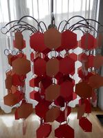 Neuwertige, spezielle Lampe, rosa